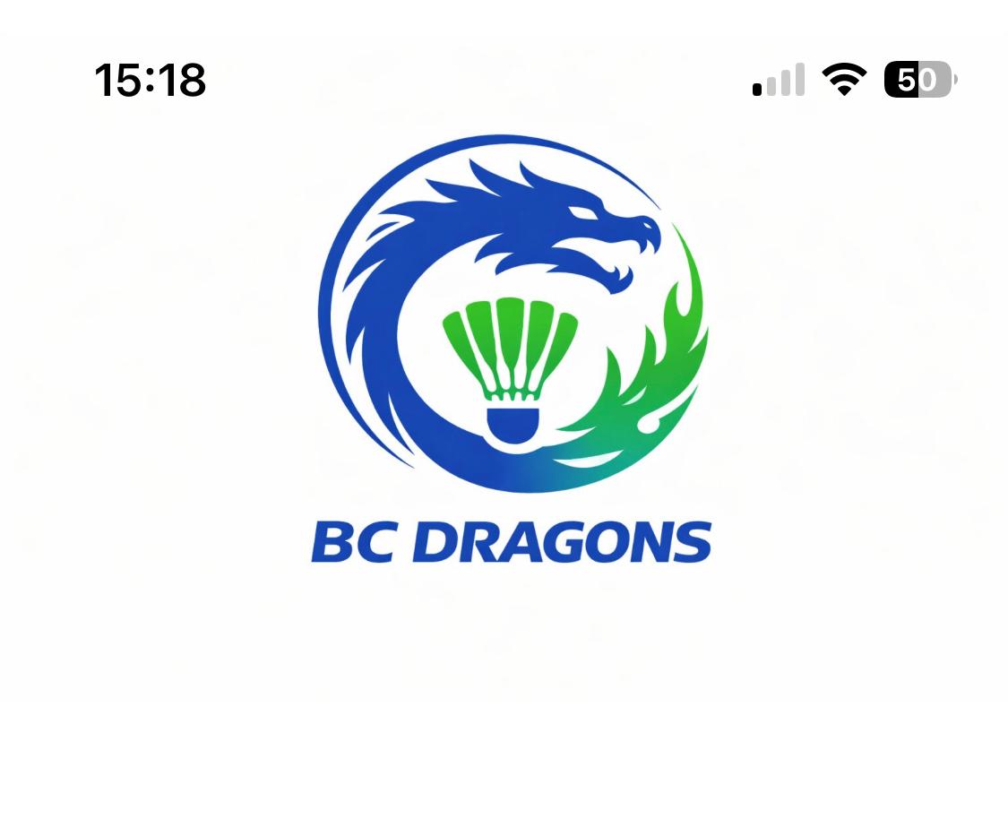 Logo BC Dragons - club de badminton Genève